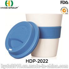 Taza de café de una sola pared con banda y tapa (HDP-2022)
